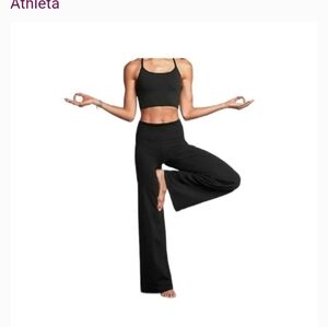 Athleta High Waist Wide Leg Pants Size M